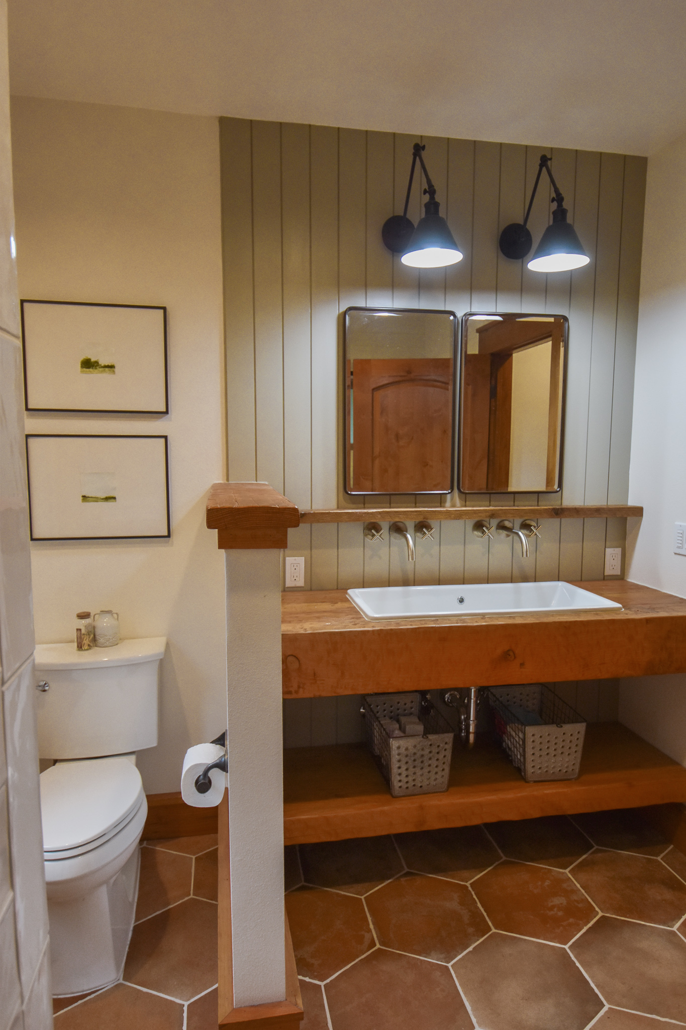 Before and after transformation of a bathroom: witness the incredible change from outdated to modern, showcasing renovated fixtures and refreshed design